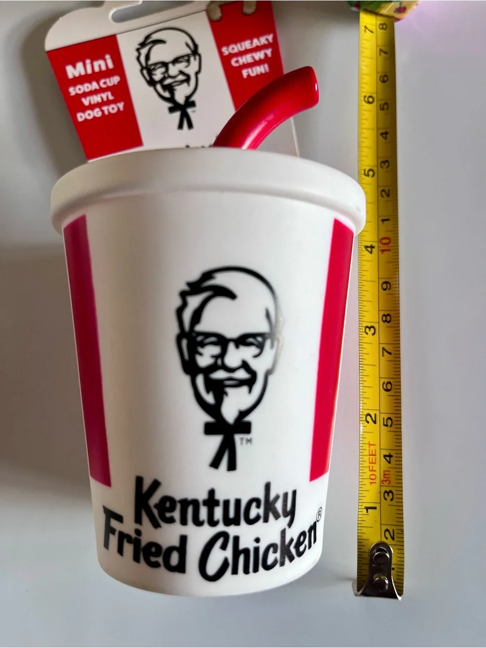 Kentucky Fried Chicken Dog Toy Bundle - 4 Toys - Biscuit, Chicken, Wrap, Drink